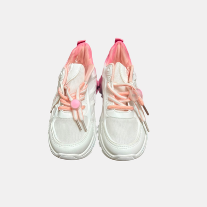 White with Pink Girl Shoes