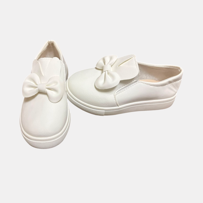 White Shoes With Bow
