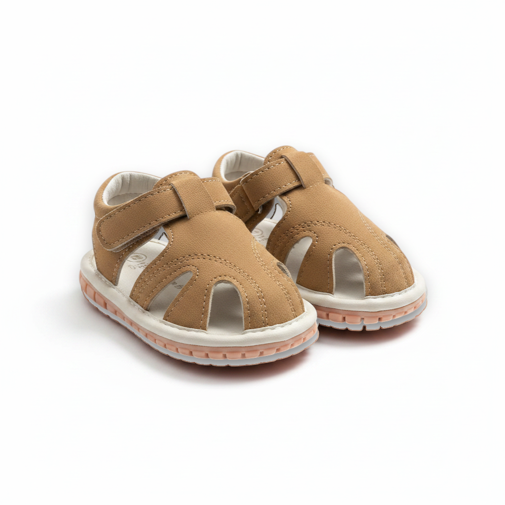 Baby Camel Brown Sandals – Lightweight & Comfortable – Size 17 – 13 cm Foot Length